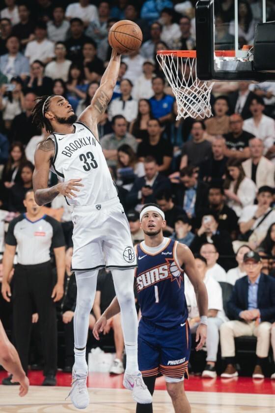 分之内维持, 段布克带领, 篮网在整场